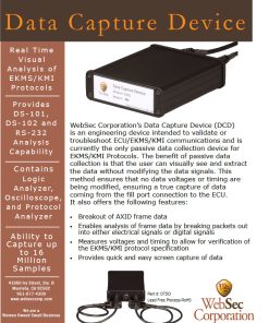 Data Capture Device Info Sheet