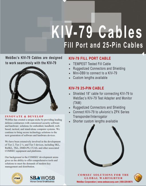 KIV-79 Cables Info Sheet