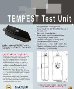 Tempest Test Unit (TTU) Info Sheet