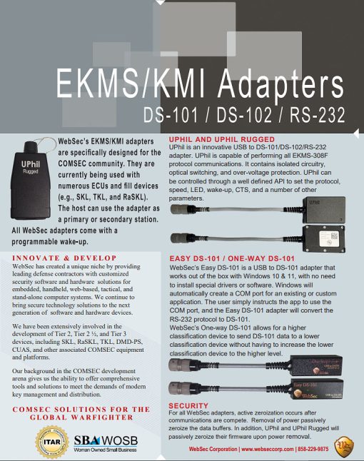 EKMS/KMI Adapters Info Sheet